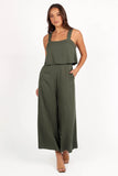 Delia Jumpsuit Khaki