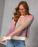 New Mood Multi Color Knit Sweater