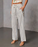 Rubee Striped Wide Leg Pants