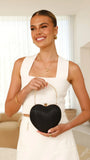 Zana Heart Bag Black