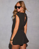 Verina Plunging Neckline Romper