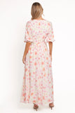 Andara Maxi Dress White Floral