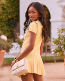 Soft Lights Embellished Collar Top