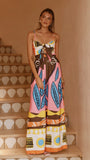 Teresa Jumpsuit Brown Orange