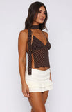 Ignoring Me Mini Skort Off White