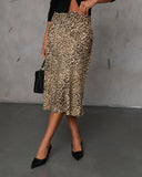 Something About You Printed Midi Skirt