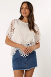 Sabina Top White