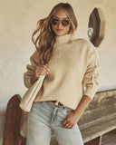 Warm Embrace Mockneck Knit Sweater