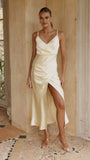 Elsa Midi Dress Yellow