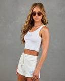 Paradise Island Cotton Graphic Print Tank Top