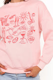 Hannah Sweatshirt Pink