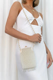 Manon Small Beaded Bag Pearl