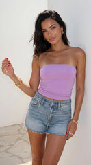 Mila Tube Top Orchid Purple