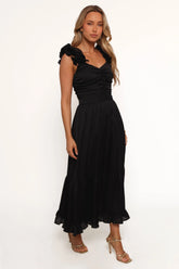 Inca Midi Dress Black