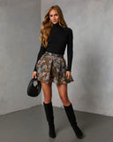 Kenlie Ribbed Turtleneck Top