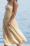 Salome Maxi Skirt Mango Stripe