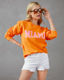 Miami Cotton Blend Sweatshirt