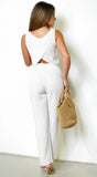 Neutral Code Linen Blend Set White