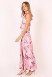 Amelia Halterneck Maxi Dress Pink Floral