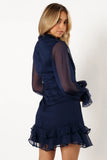 Felix Long Sleeve Mini Dress Navy