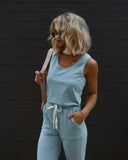 Placerville Pocketed Drawstring Jumpsuit