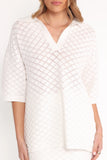 Meera Top White
