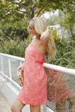Emelie Mini Dress Coral