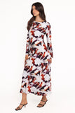 Deidre Maxi Dress Blurred Floral