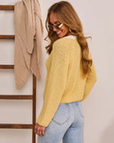 Soft Power Contrast Trim Cardigan
