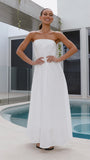 Connie Maxi Dress White