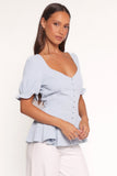 Kameran Top Pale Blue