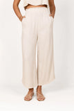 Eleanor High Waisted Pants Beige