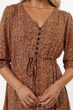 Kelda Dress Leopard Print