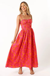 Kelani A Line Midi Dress Ambrosia