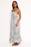 Kelsie Midi Dress Sage Print