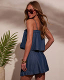 Meadow Mist Sleeveless Crop Top