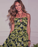 Sasha Floral Halter Midi Dress