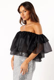 Deedi Off Shoulder Top Black