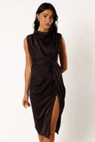 Dina Midi Dress Black Coffee