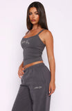 Why Wont You Singlet Top Volcanic