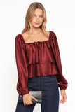 Janina Blouse Wine