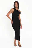Sandria Off Shoulder Maxi Dress Black