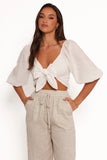 Celine Top White