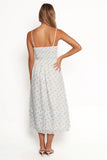Lisette Midi Dress Blue