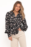 Parsons Blouse Dark Floral