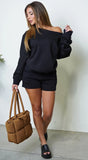 Anastacia Lounge Set Black