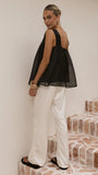 Hazel Top Black