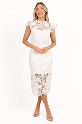 Becca Midi Dress White