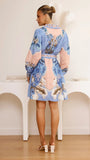 Atiah Mini Dress Willow Blue