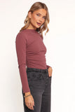 Nissa Long Sleeve Top Chocolate Cherry